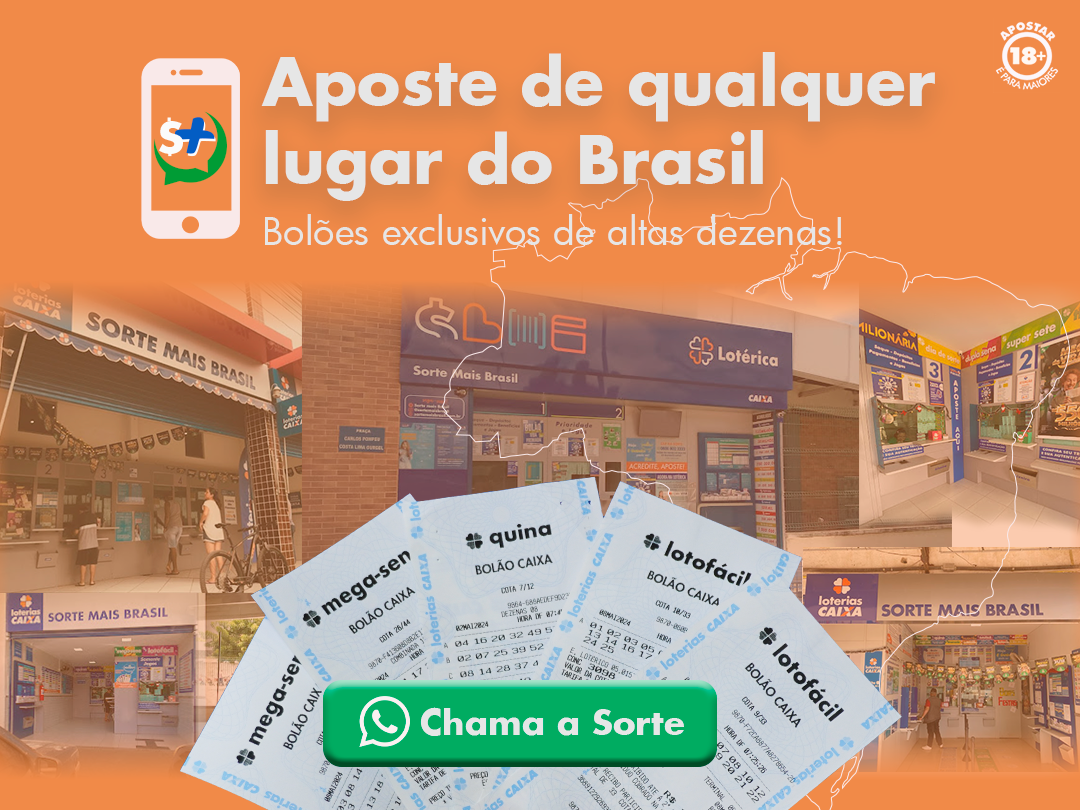 Aposte com a Sorte Mais Brasil de qualquer lugar do pais!
